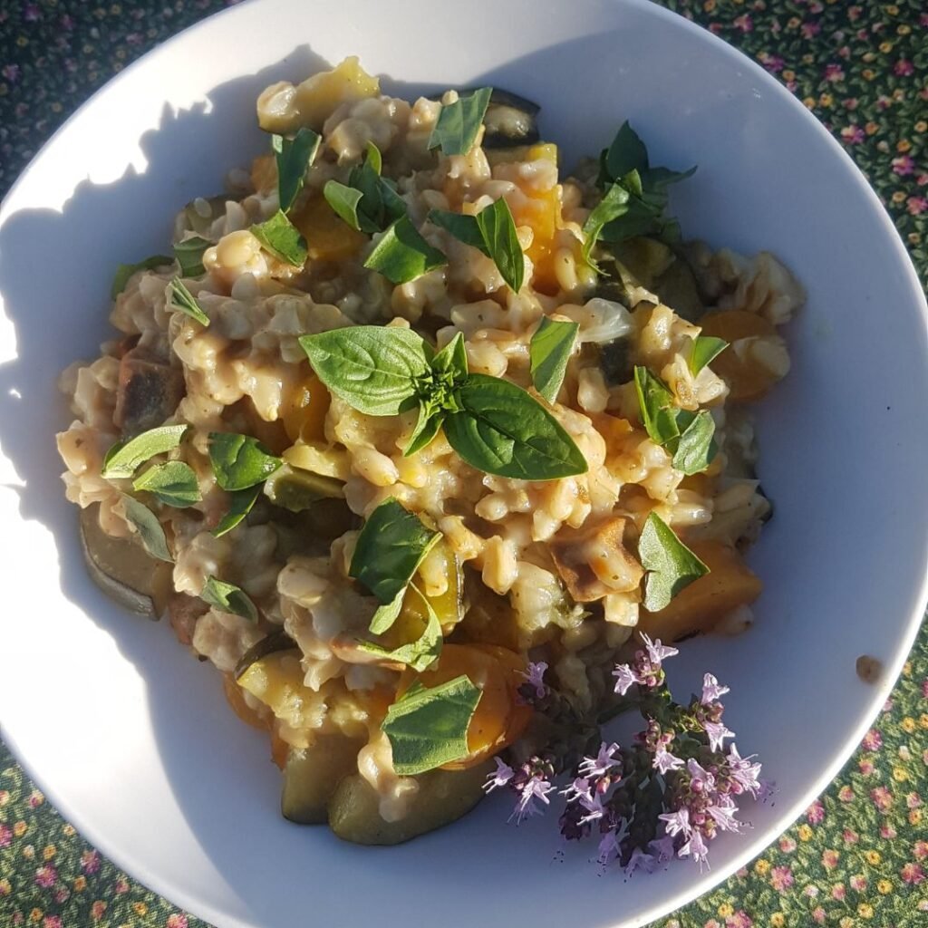 Sun Oven Oat Groat and Vegetable Medley. Sun Oven Vegan. Downloadable vegan recipe books.